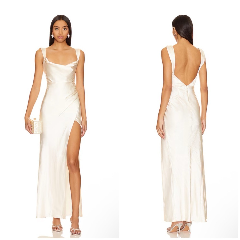 Runaway The Label Havanna Dress in Ivory Size XS